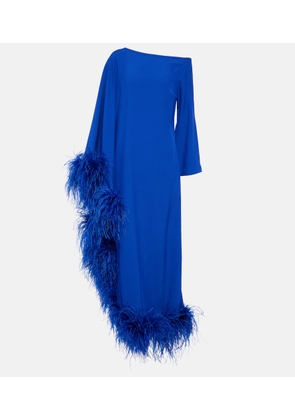 Taller Marmo Ubud Extravaganza feather-trimmed gown