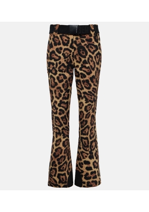 Goldbergh Purr leopard-print ski pants