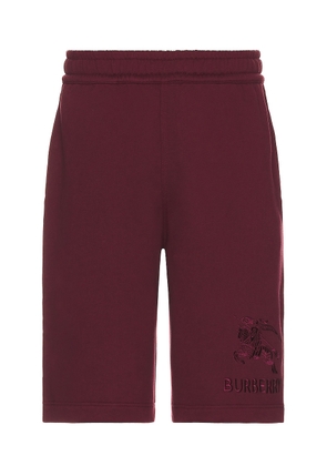 Burberry Taylor Shorts in Deep Crimson - Burgundy. Size M (also in S, XL).