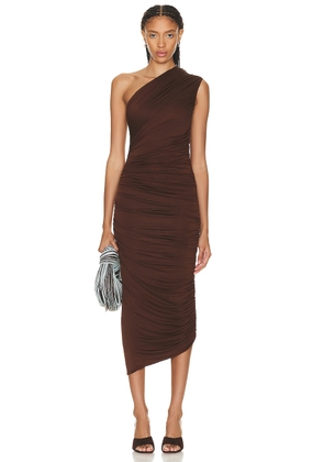 GAUGE81 Ira Dress in Chocolate - Chocolate. Size 34 (also in 38).