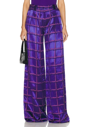 Raisa Vanessa Wide Leg Pant in Purple - Purple. Size 38 (also in ).