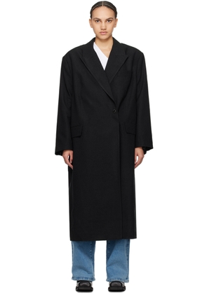 REMAIN Birger Christensen Black Oversized Coat