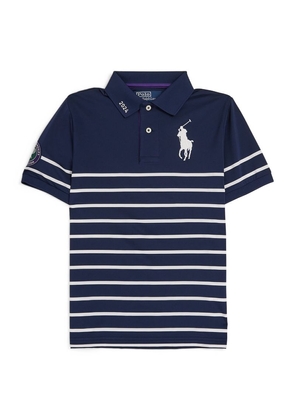Ralph Lauren Kids X Wimbledon Striped Polo Shirt (6-14 Years)