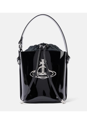 Vivienne Westwood Daisy Small patent leather bucket bag