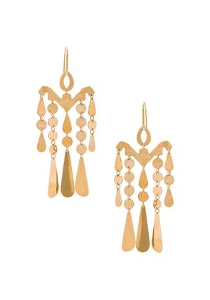 Isabel Marant Malina Earrings in Gold - Metallic Gold. Size all.