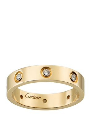 Cartier Yellow Gold And Diamond Love Ring