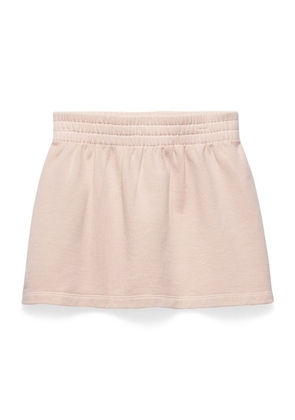 Prada Cotton Fleece Mini Skirt