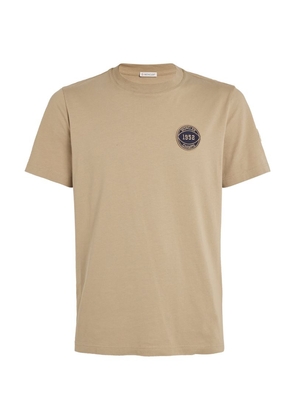 Moncler Cotton Logo-Patch T-Shirt
