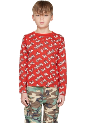 ERL Kids Red Printed Sweater