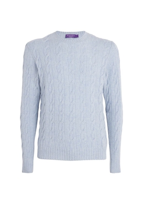 Ralph Lauren Purple Label Cashmere Cable-Knit Sweater