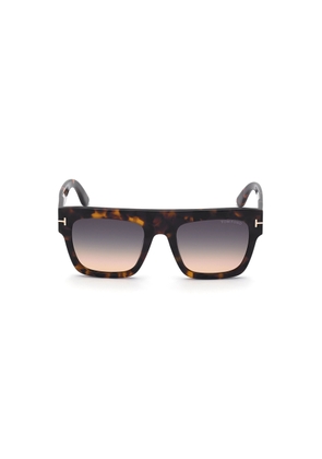 Tom Ford Renee Smoke Gradient Browline Ladies Sunglasses FT0847 52B 52