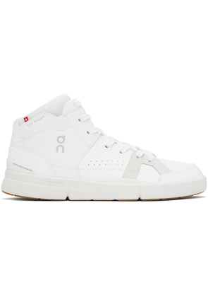 On White 'The Roger' Clubhouse Mid Sneakers