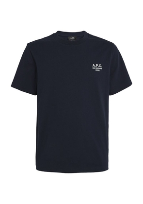 A. P.C. Cotton Logo T-Shirt