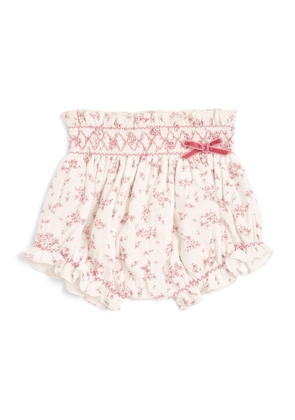 Paz Rodriguez Cotton Bow Detail Bloomers (0-24 Months)