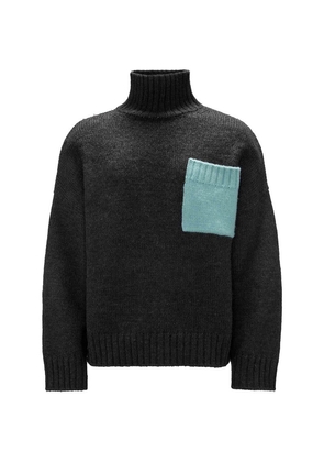 Jw Anderson Wool-Blend Pocket-Detail Sweater