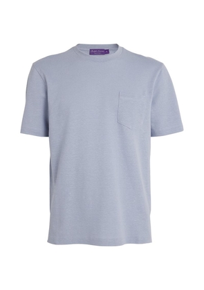 Ralph Lauren Purple Label Linen-Cotton T-Shirt