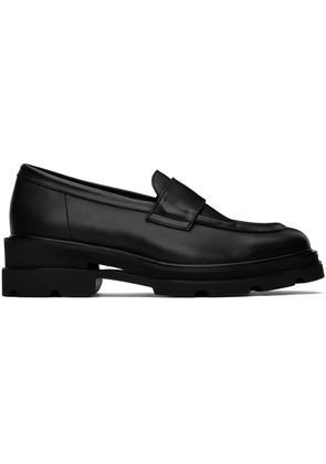 VEIN Black Leather Loafers