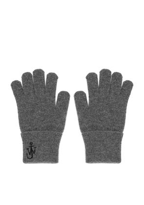 Jw Anderson Wool-Cashmere Anchor Gloves