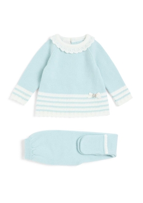 Paz Rodriguez Wool Top And Leggings Set (0-12 Months)