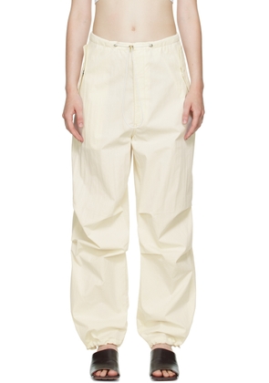 Dion Lee Off-White Toggle Parachute Trousers