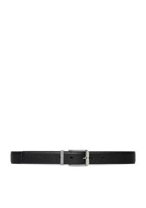 Gucci Leather Rectangular-Buckle Belt