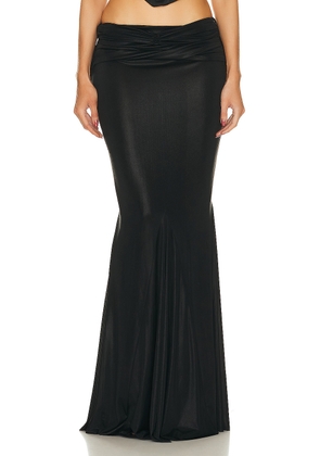Di Petsa Moonlight Long Skirt in Black - Black. Size XS (also in ).