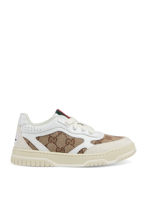 Gucci Kids Canvas Re-Web Sneakers
