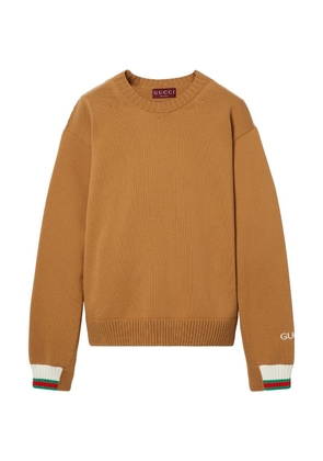 Gucci Cotton Intarsia Logo Sweater