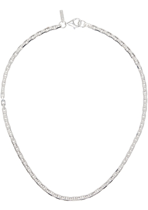 Hatton Labs Silver Classic Anchor Chain Necklace
