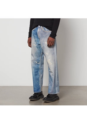 Our Legacy Third Cut Distressed Denim Wide-Leg Jeans - W36/L32