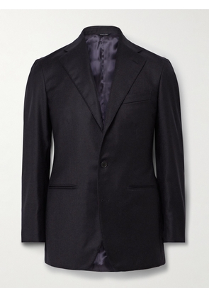 Saman Amel - Wool and Cashmere-Blend Felt Suit Jacket - Men - Blue - IT 46