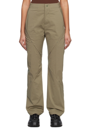 POST ARCHIVE FACTION (PAF) Green Technical Trousers