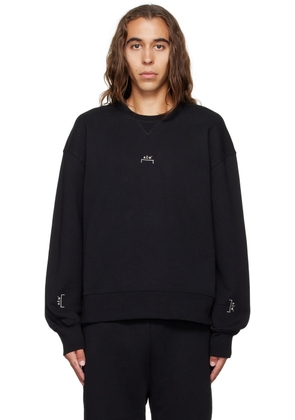 A-COLD-WALL* Black Embroidered Sweatshirt