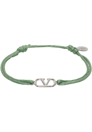 Valentino Garavani Green VLogo Bracelet