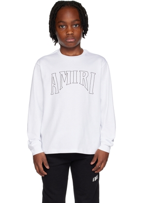 AMIRI Kids White Sun Graphic Long Sleeve T-Shirt