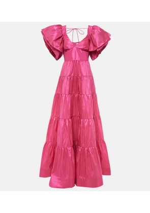 Rebecca Vallance Niarah puff-sleeve gown