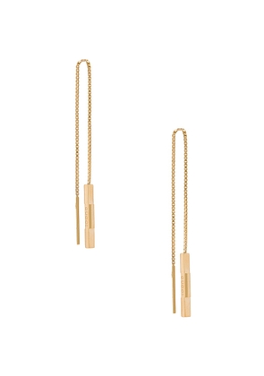 Gucci Link To Love Chain Earrings in Yellow Gold - Metallic Gold. Size all.