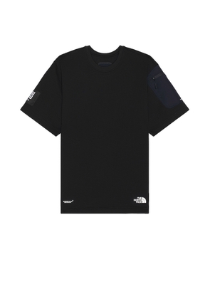 The North Face X Project U Dotknit T-shirt in Tnf Black - Black. Size L (also in M, S, XL/1X).