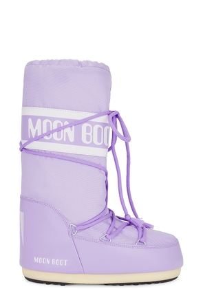 MOON BOOT Icon Boot in Lilac - Lavender. Size 35/38 (also in 39/41).