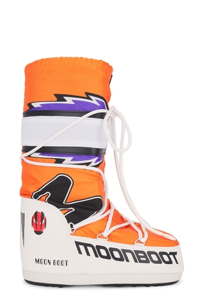 MOON BOOT Icon Retrobiker Boot in M Patch - Orange. Size 35/38 (also in ).