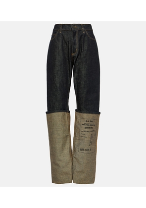 Jean Paul Gaultier Cuff wide-leg jeans