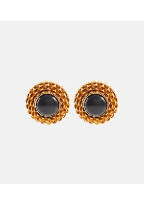 Saint Laurent Embellished clip-on earrings