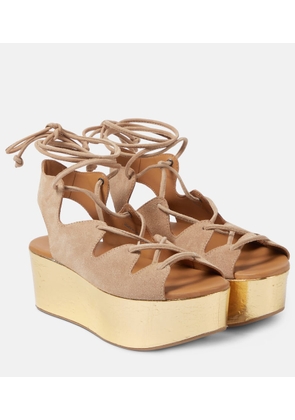 See By Chloé Liana 70 suede platform sandals