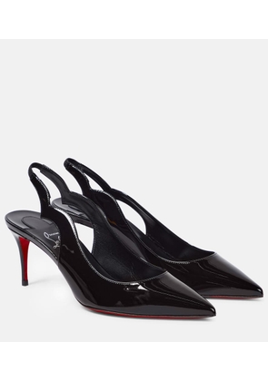 Christian Louboutin Hot Chick Sling patent leather slingback pumps