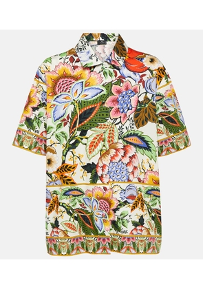 Etro Floral cotton shirt