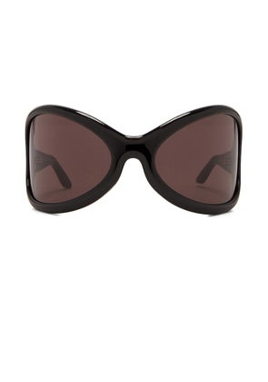 Acne Studios Large Sunglasses in Black - Black. Size all.