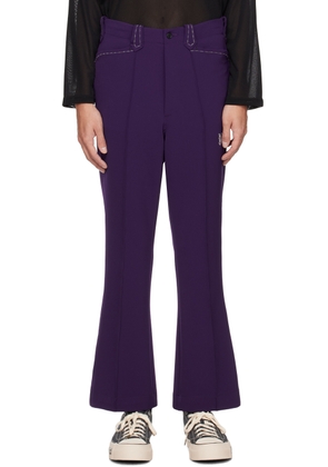 NEEDLES Purple Western Leisure Trousers