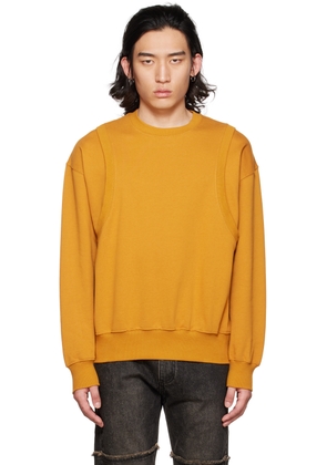 DRAE SSENSE Exclusive Orange Embroidered Sweatshirt