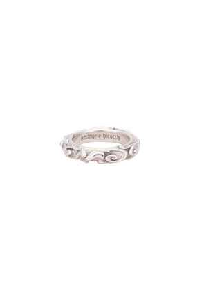 Emanuele Bicocchi Arabesque Band Ring in Silver - Metallic Silver. Size 21 (also in 22, 23).
