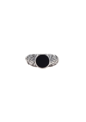 Emanuele Bicocchi Stone Leaves Ring in Silver - Metallic Silver. Size 21 (also in 22, 23).